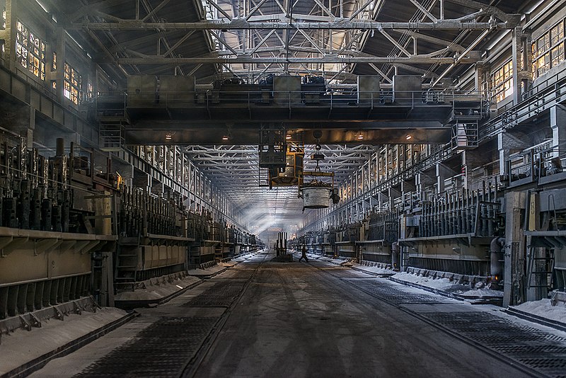Images Learn/WC 1964, UC Rusal Photo Gallery, 800px-Bratsk_Aluminium_Smelter_(34177686303).jpg